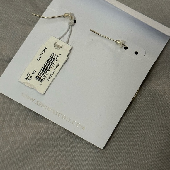 NEW with tags Kendra Scott Gold and Pink Earrings - Picture 7 of 7